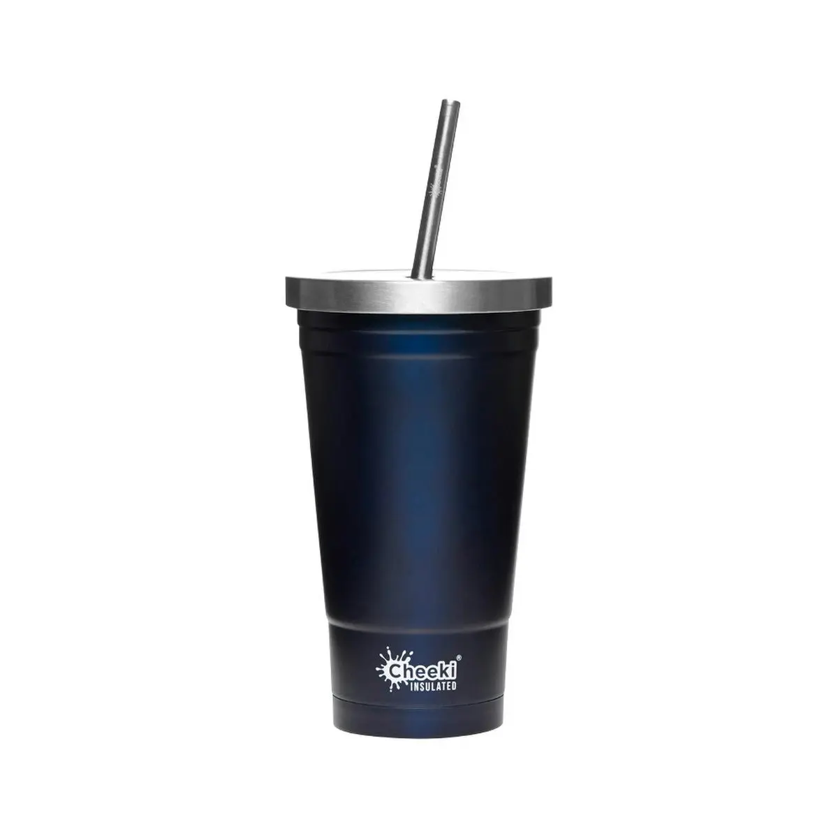 Cheeki Insulated Tumbler Ocean - With S/steel Straw 500ml