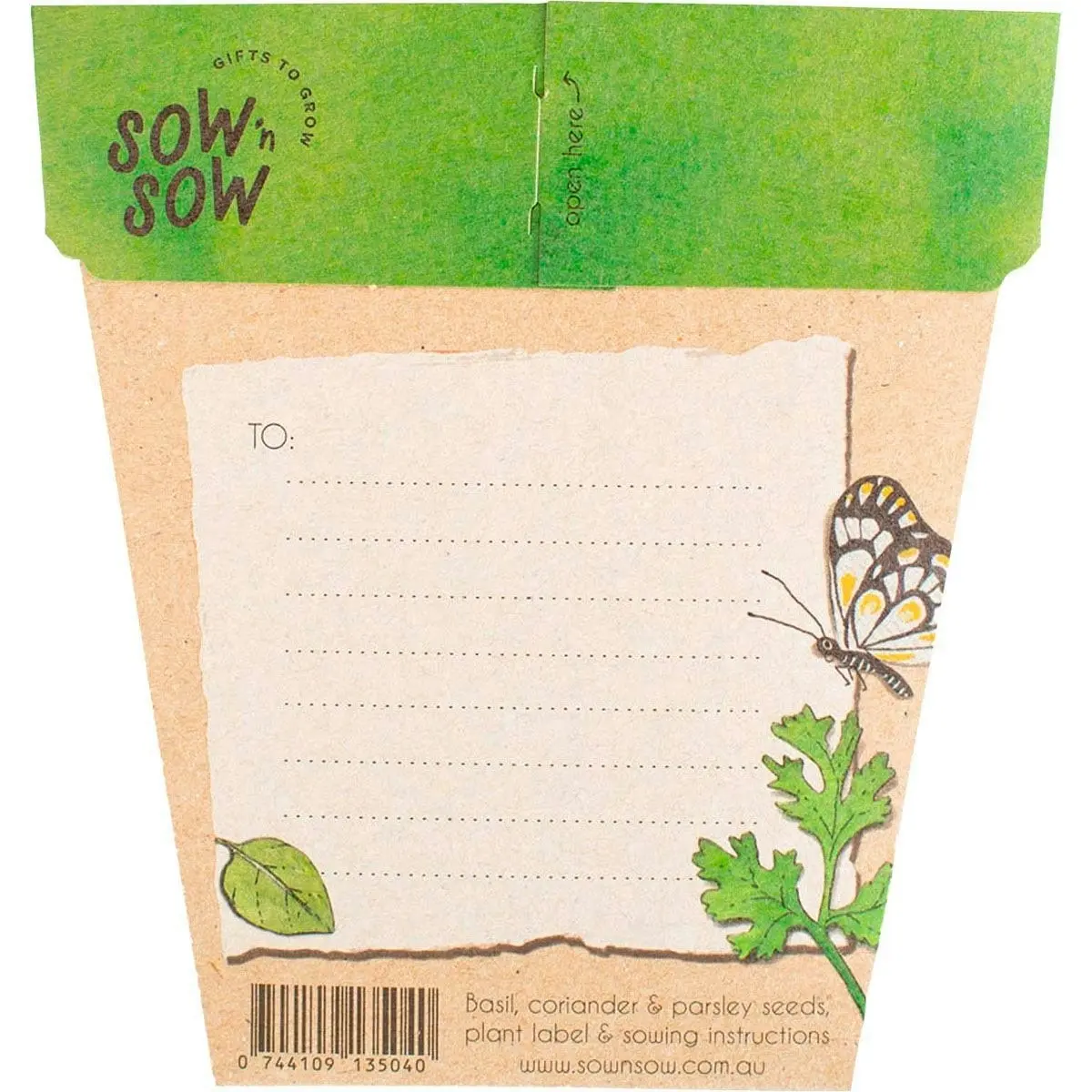 SOW 'N SOW Gift Of Seeds Trio Of Herbs 1