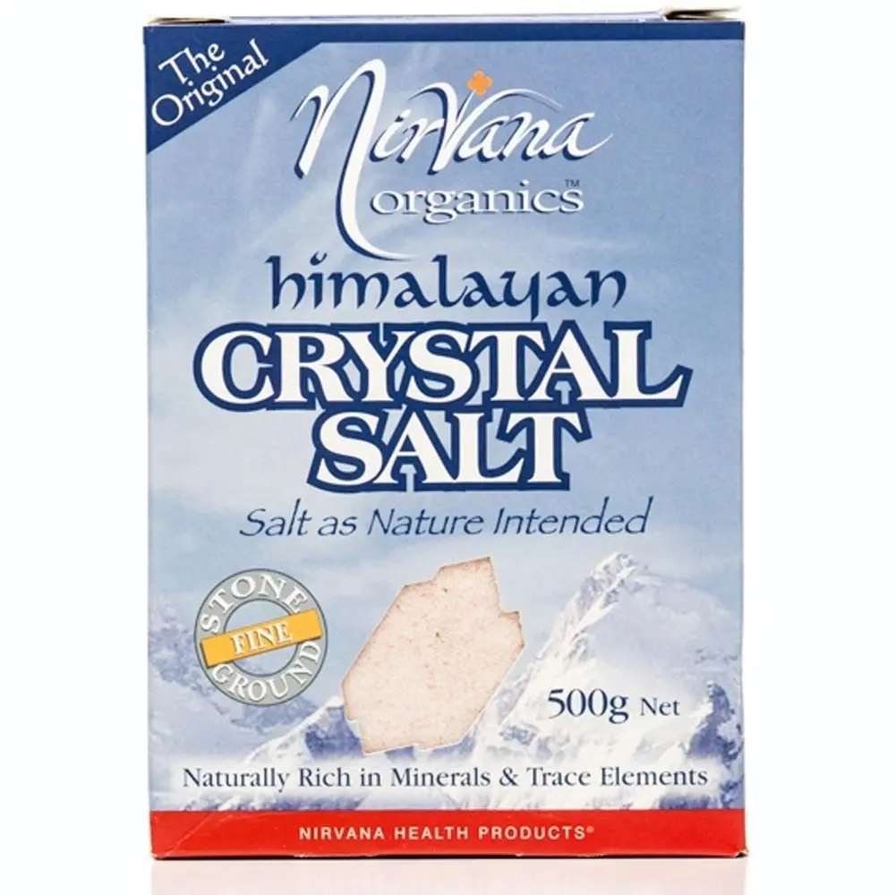 Nirvana Organics Himalayan Crystal Salt Fine 500g