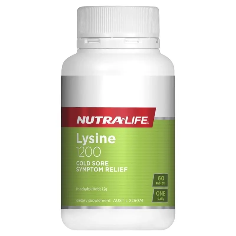 Nutra-Life L-Lysine 1200mg 60 Tablets