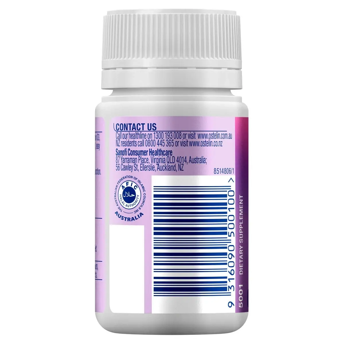 Ostelin Vitamin D3 1000IU 60 Capsules