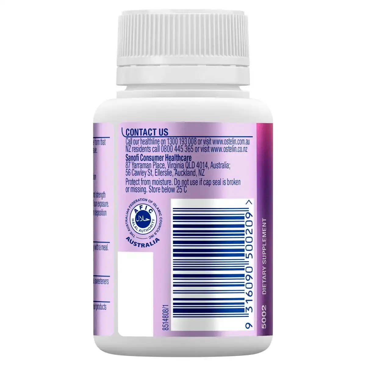 Ostelin Vitamin D3 1000IU 130 Capsules