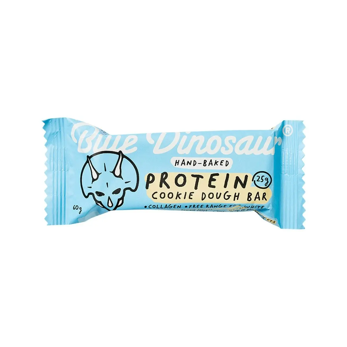 Blue Dinosaur Protein Bar Cookie Dough 60g (Pack of 12)