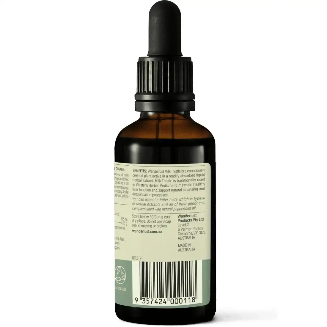 Wanderlust MILK THISTLE Drops 90ML