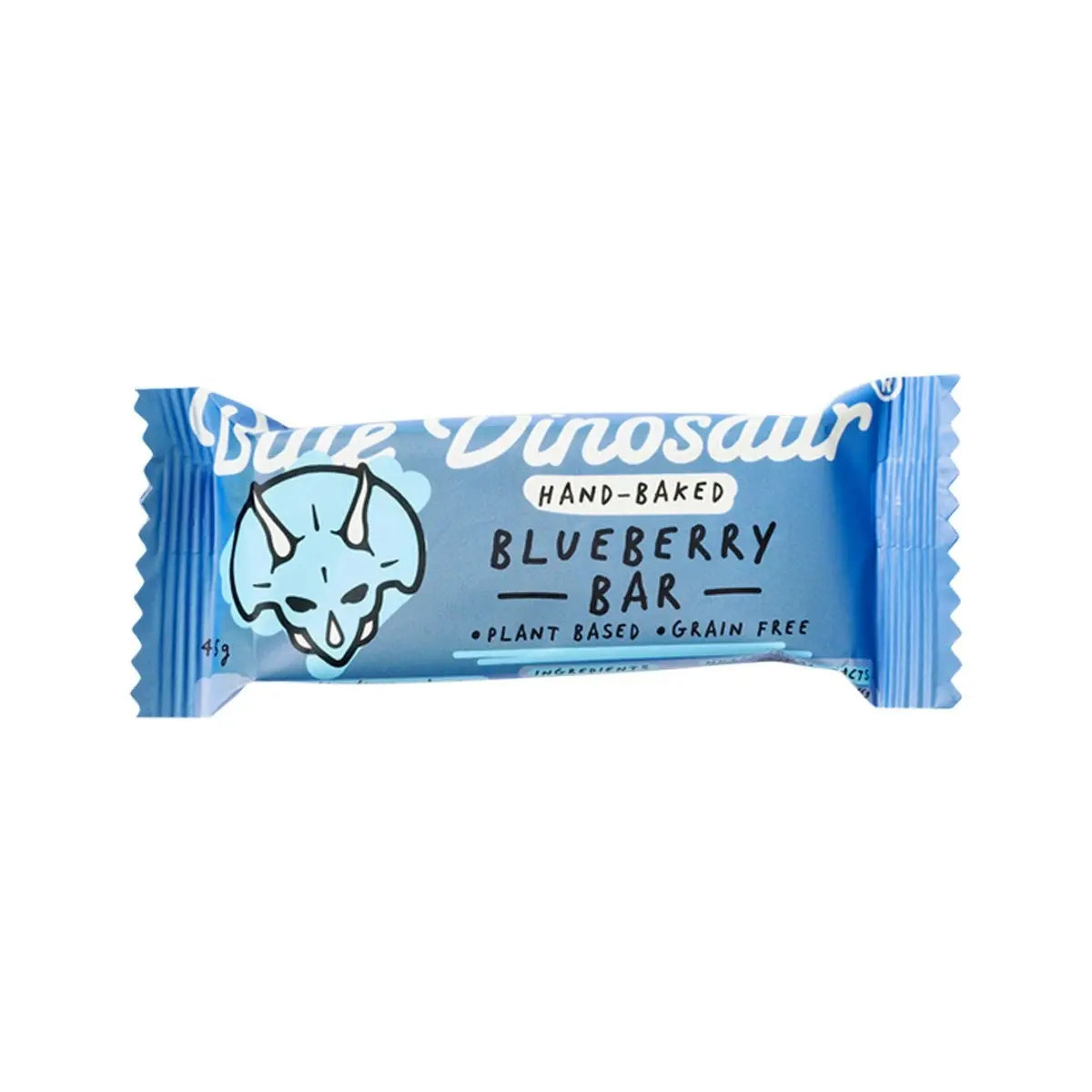 Blue Dinosaur Hand-baked Bar Blueberry 45g 12 Pack