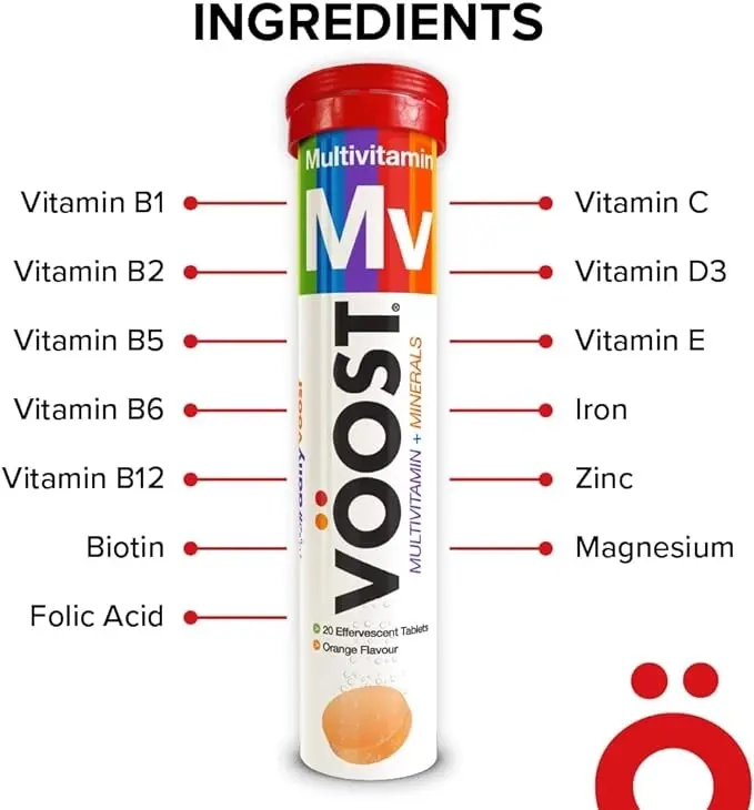 VOOST Effervescent Multivitamin 40 Pack