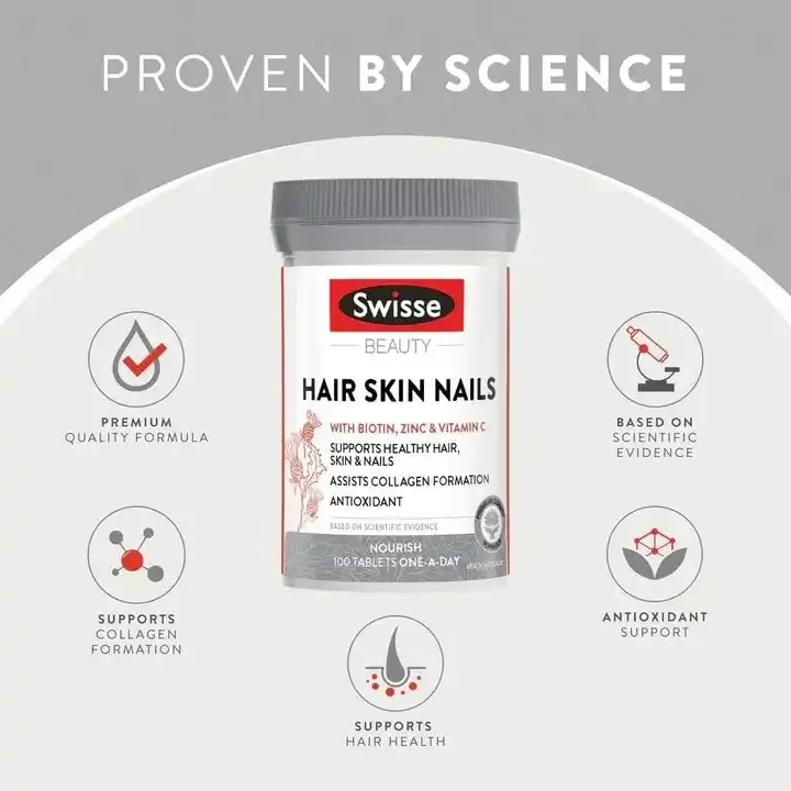 Swisse Ultiboost Hair Skin Nails+ 100 Tablets