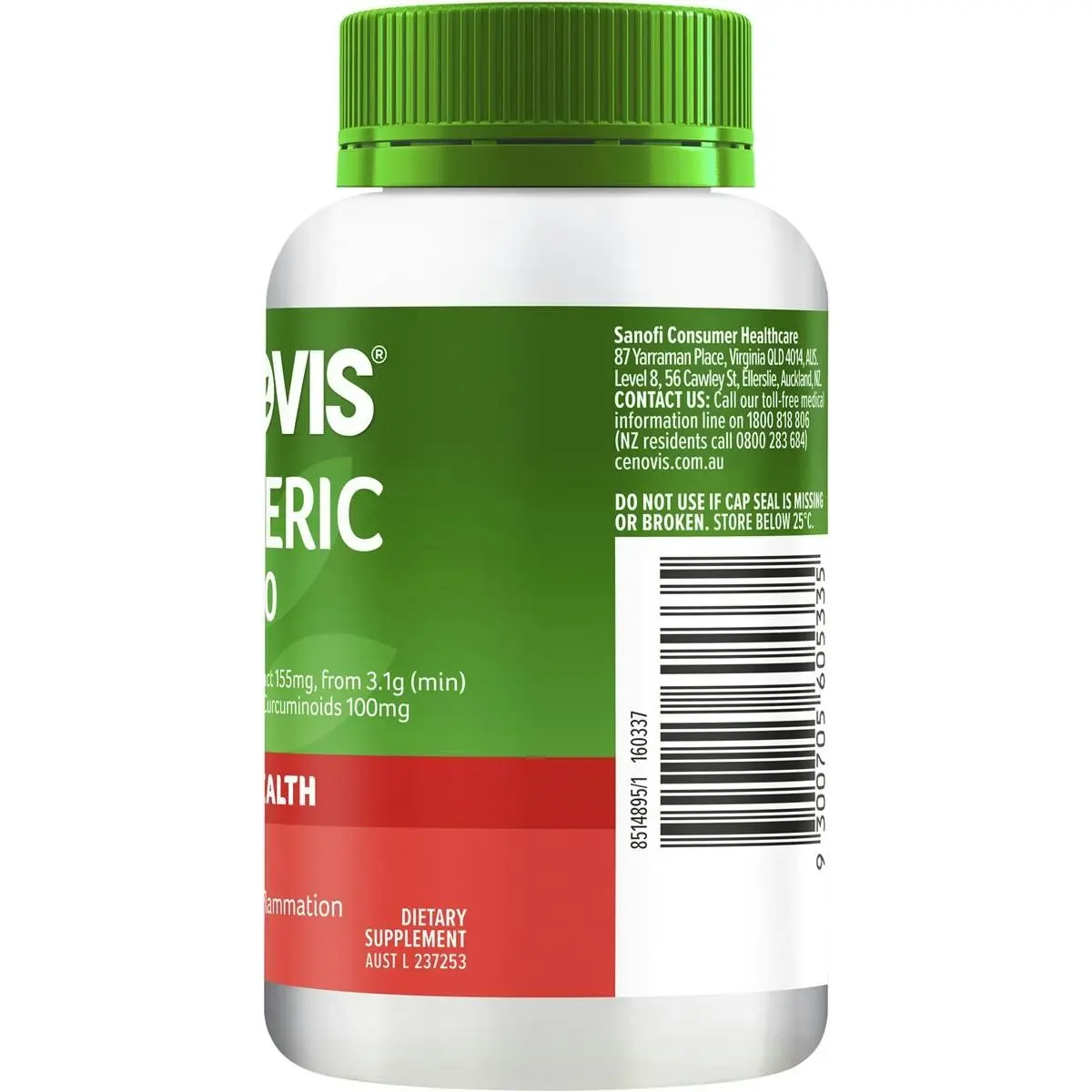 Cenovis Turmeric 3100 80 Capsules