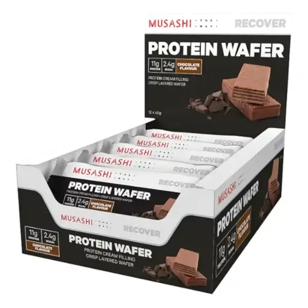 Musashi Protein Wafer Chocolate 40g 12PACK