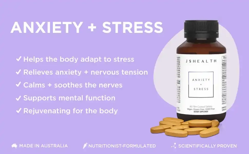 JS Health Anxiety Plus Stress 60 Tablets