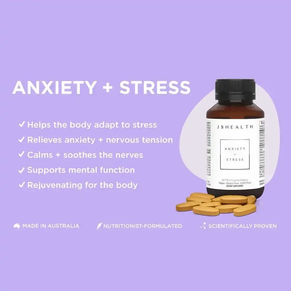 JS Health Anxiety Plus Stress 60 Tablets