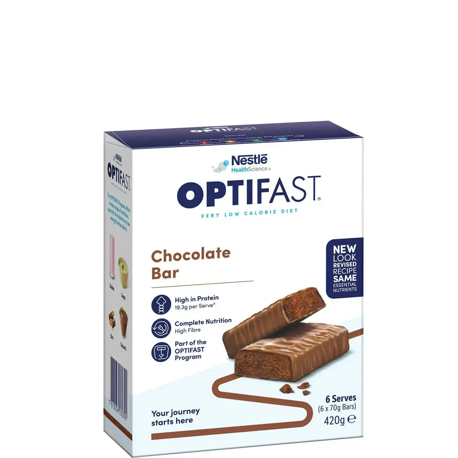 OPTIFAST VLCD Bar Chocolate 6x70g