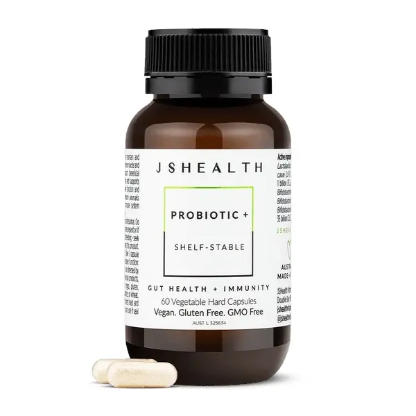 JSHEALTH Probiotic + Shelf-Stable 60 Capsules