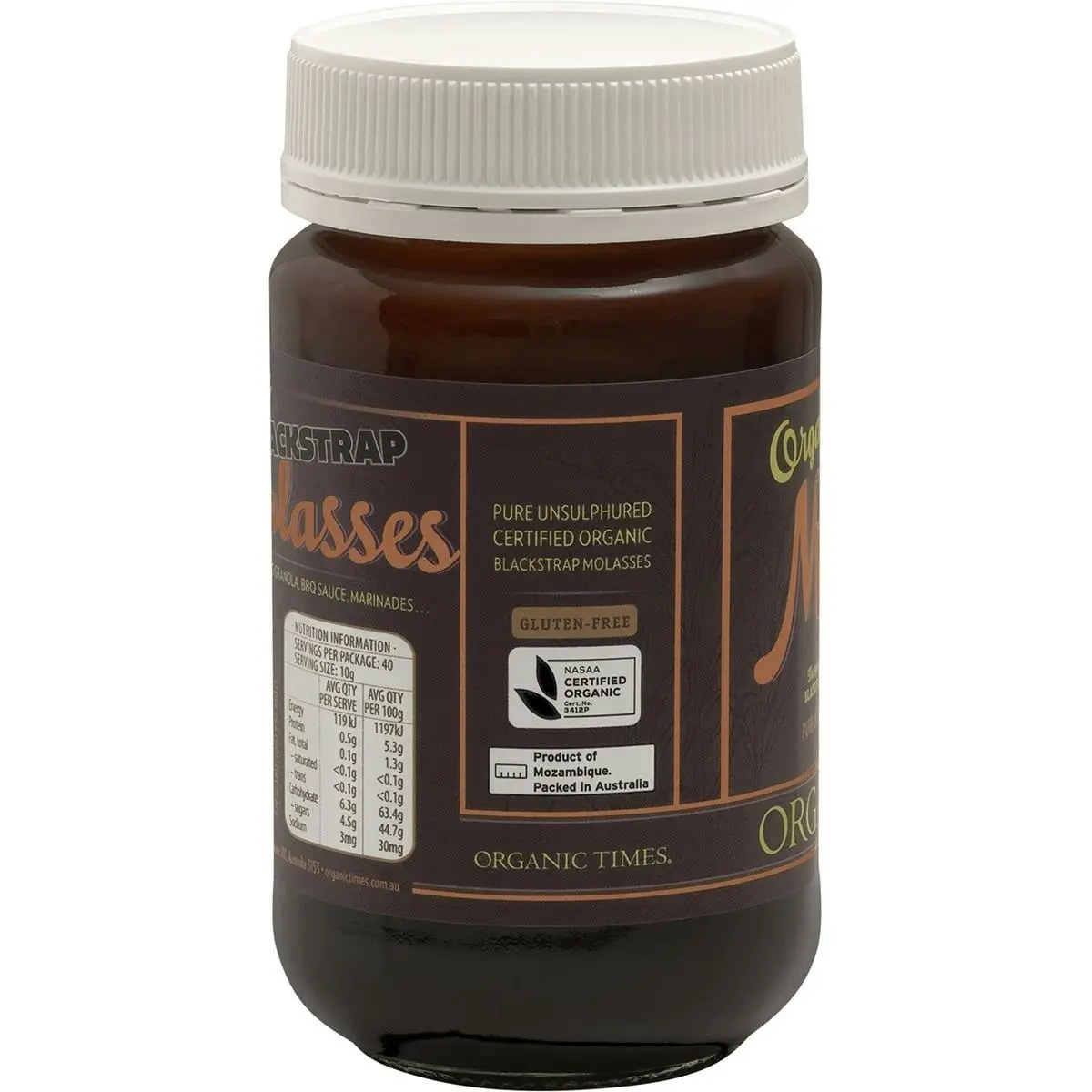 Organic Times Blackstrap Molasses 400g