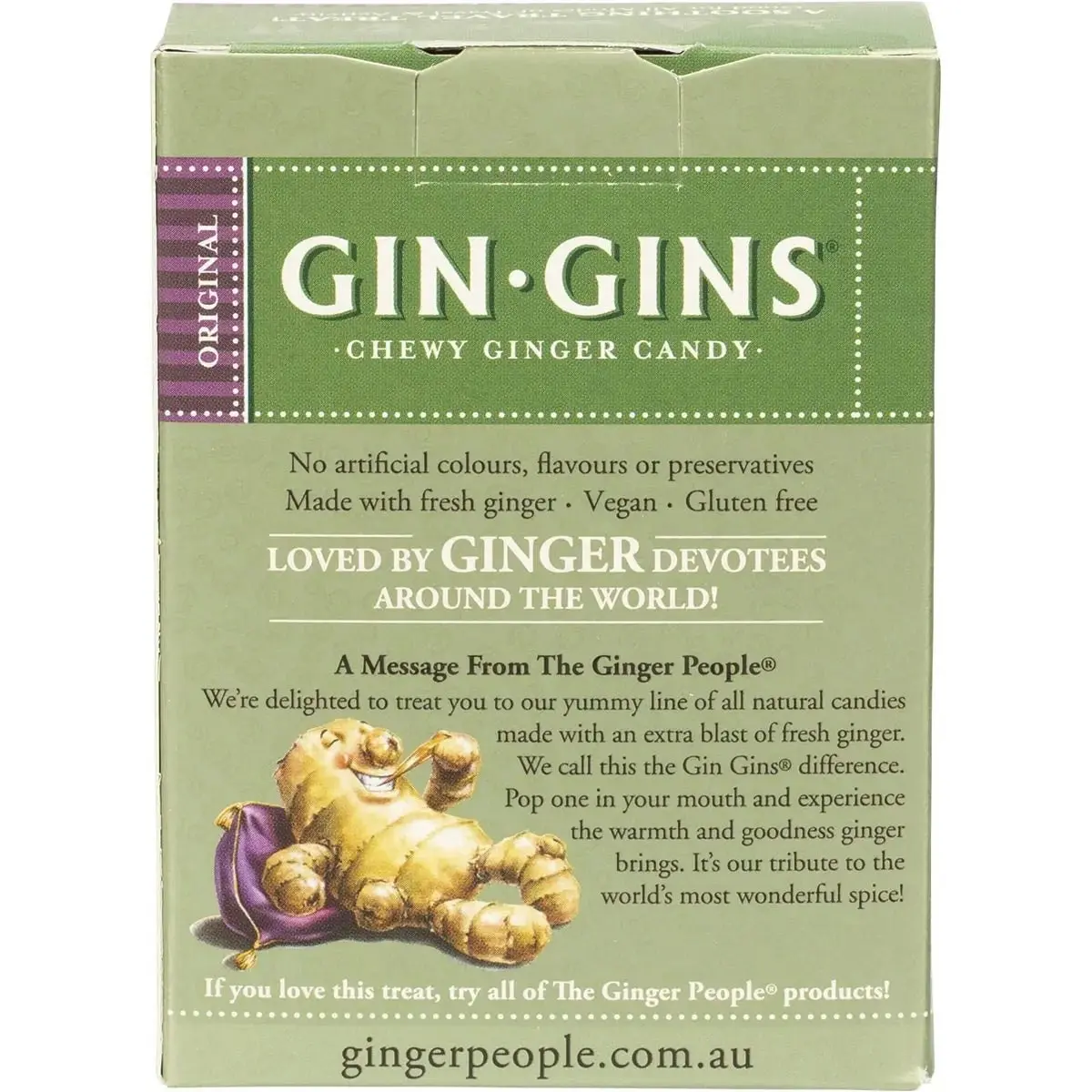 The Ginger People Gin Gins Ginger Candy Chewy - Original 84g