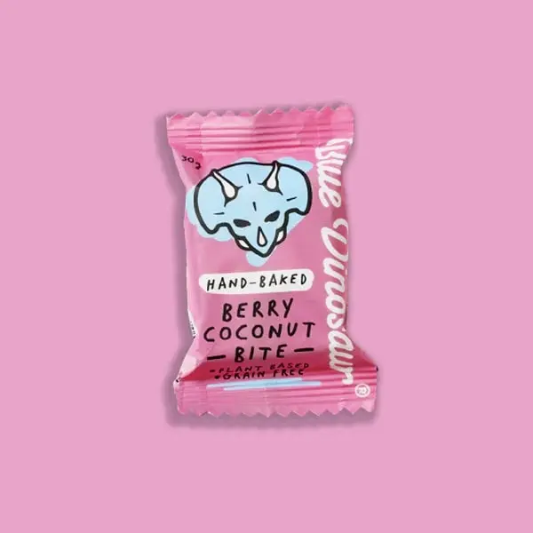 Blue Dinosaur Bite Berry & Coconut 30g (Pack of 18)