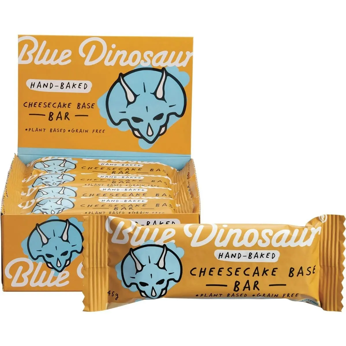 Blue Dinosaur Hand-baked Bar Cheesecake Base 45g 12 Pack