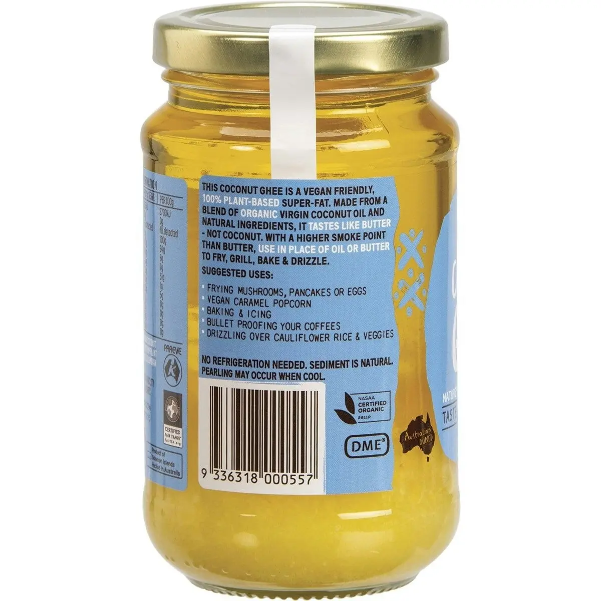 Niulife Coconut Ghee Vegan Butter Alternative 350ml