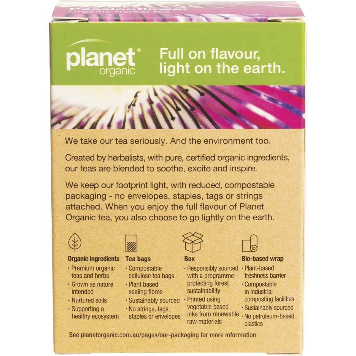 Planet Organic Herbal Tea Bags Passionflower 25