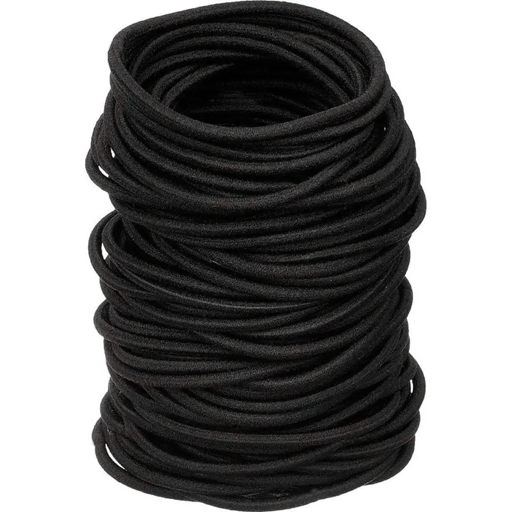 Pharmacy Health ELASTICS THIN BLACK 20PK