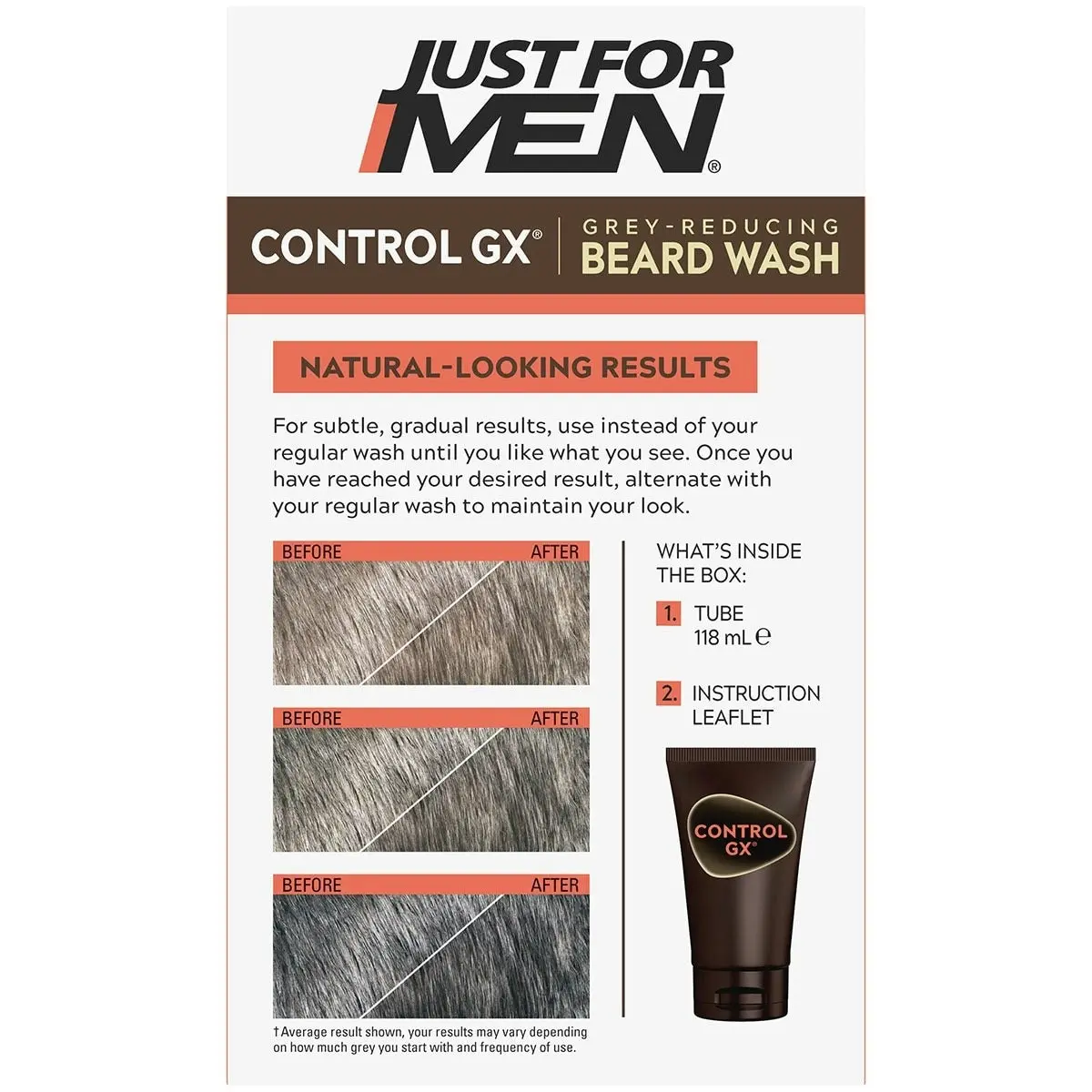 Just For Men Control GX Regular Beard Wash 118ml