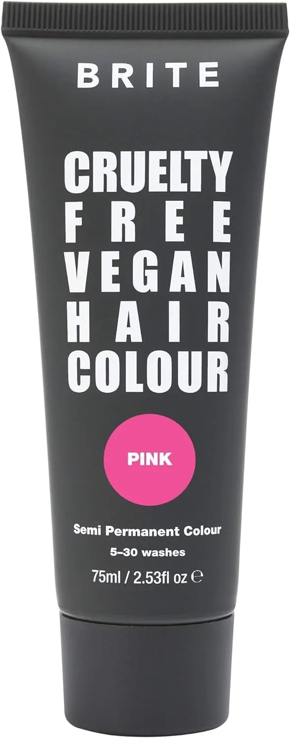 Brite Organix Semi Permanent Hair Colour Pink 75ml