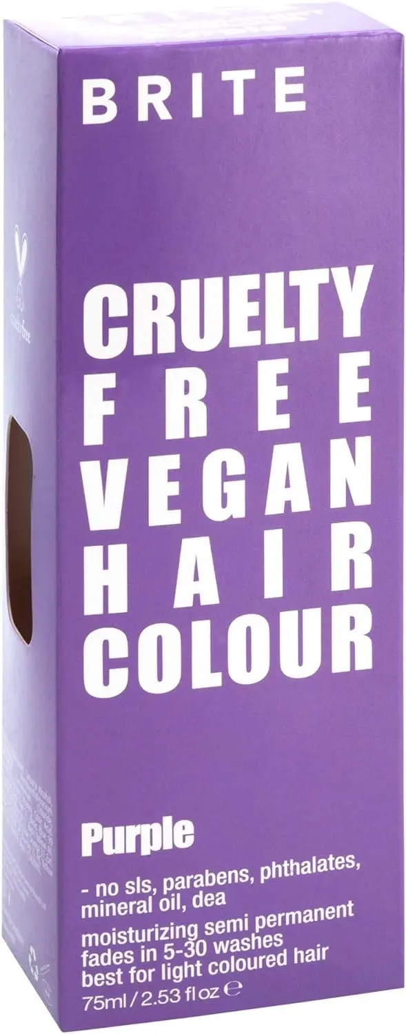 Brite Organix Semi Permanent Hair Colour Purple 75ml