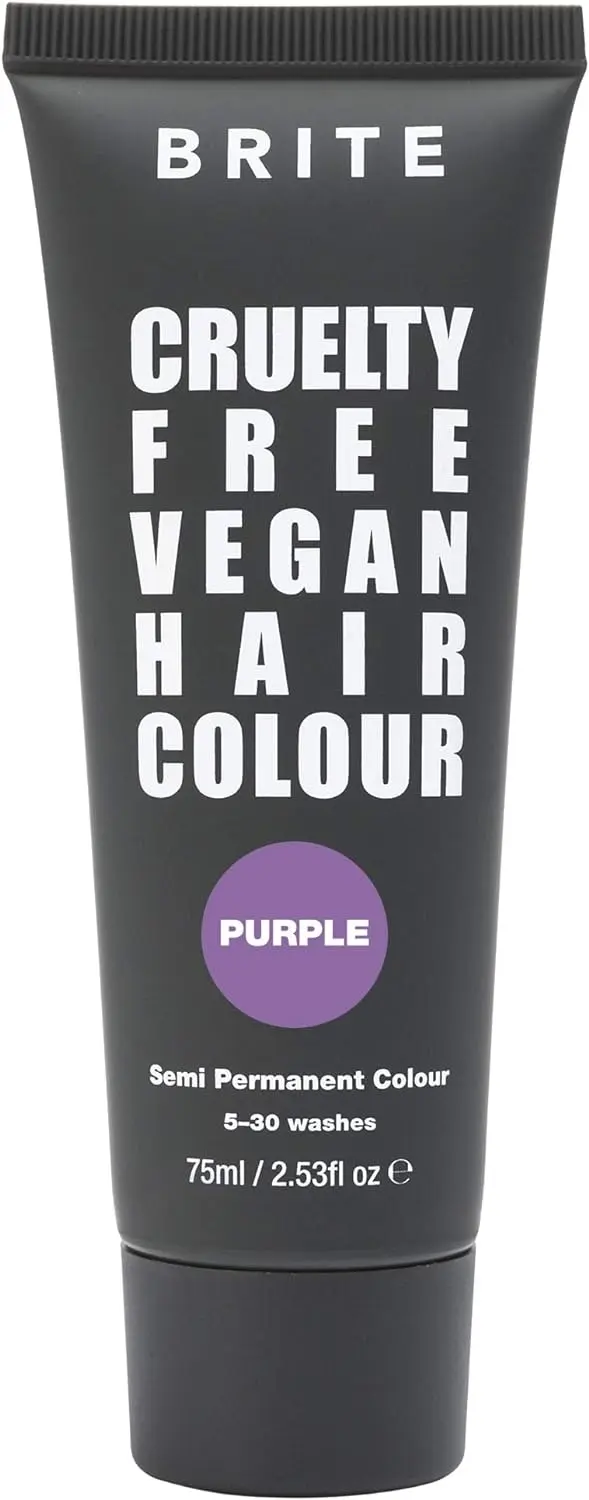 Brite Organix Semi Permanent Hair Colour Purple 75ml