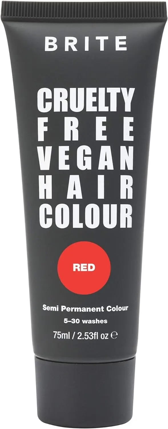 Brite Organix Semi Permanent Hair Colour Red 75ml