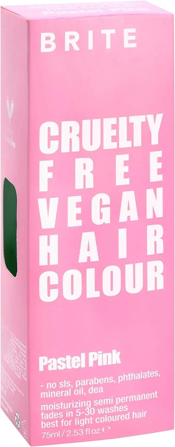 Brite Semi Permanent Hair Colour Colour Pastel Pink 75ml