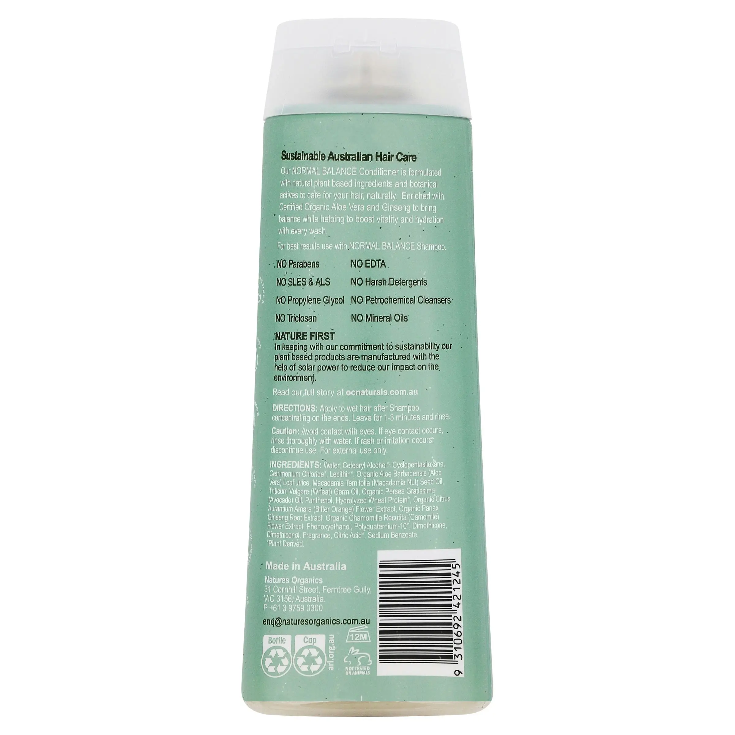 Organic Care Conditioner Normal Balance 400ml