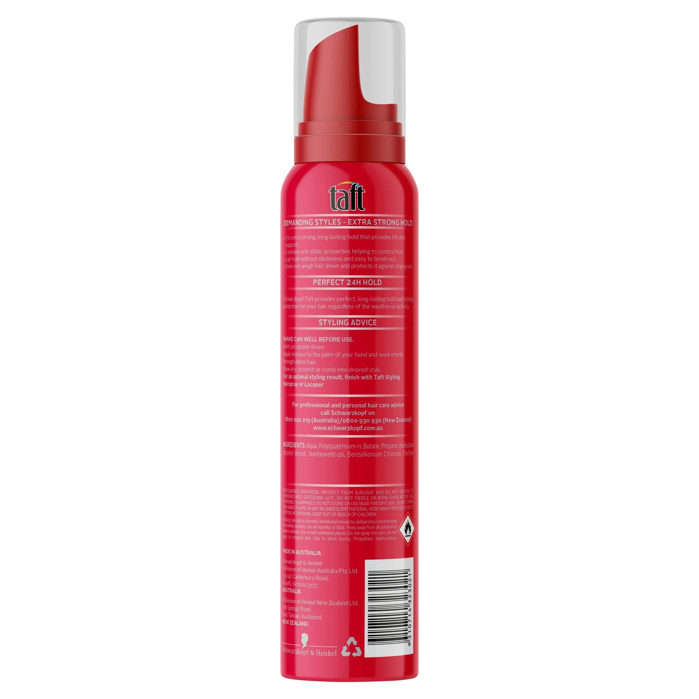 Taft Styling Mousse Maximum Hold 200g