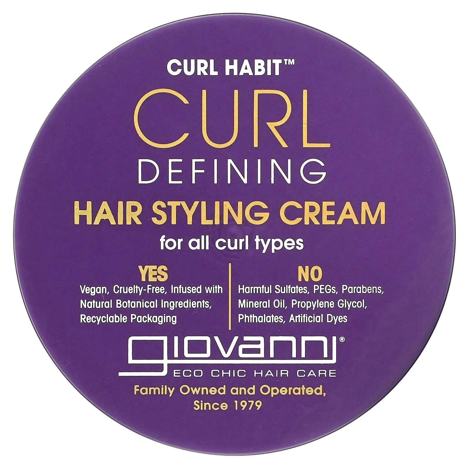 Giovanni Hair Styling Cream Curl Habit Curl Defining 295ml