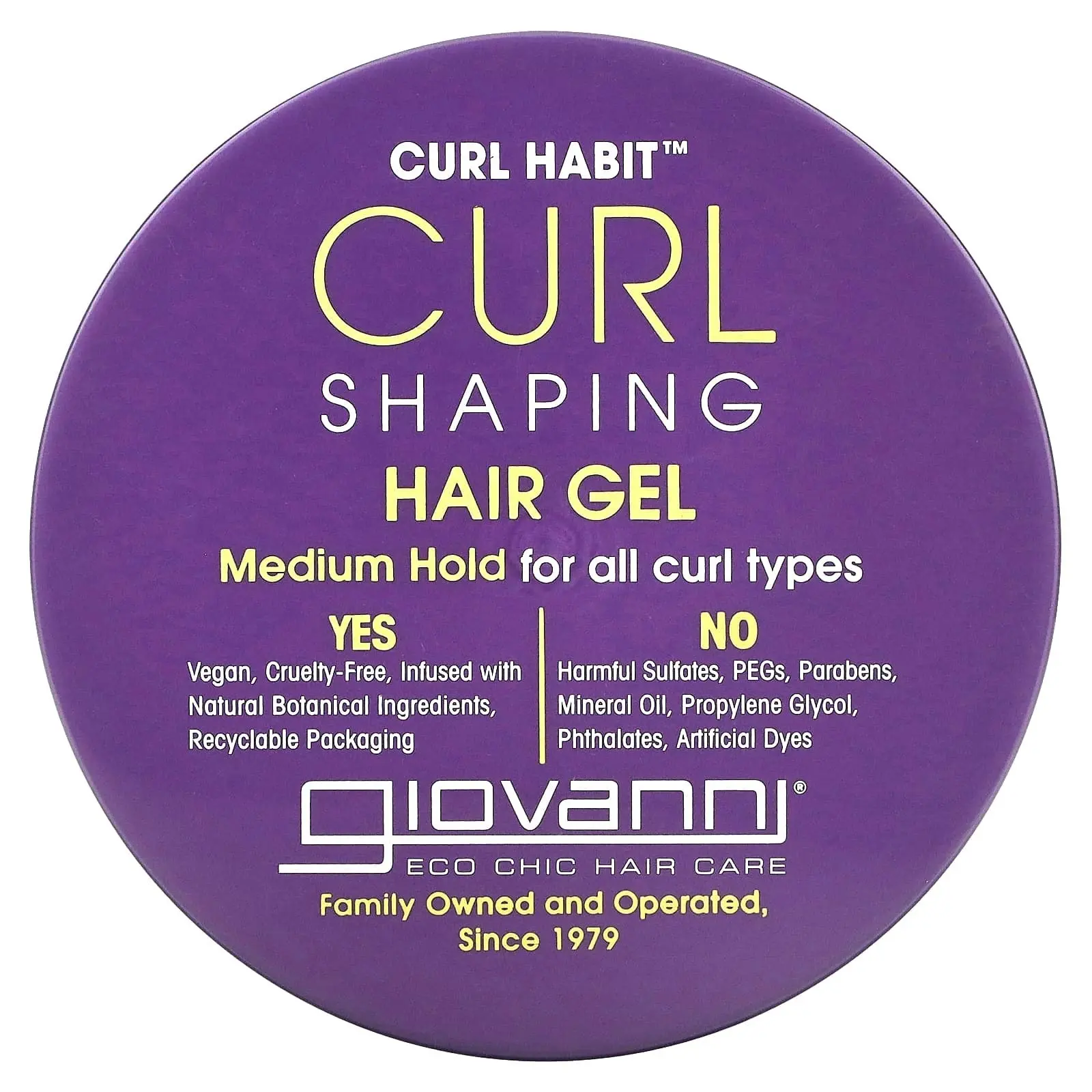 Giovanni Hair Gel Curl Habit Curl Shaping 310ml