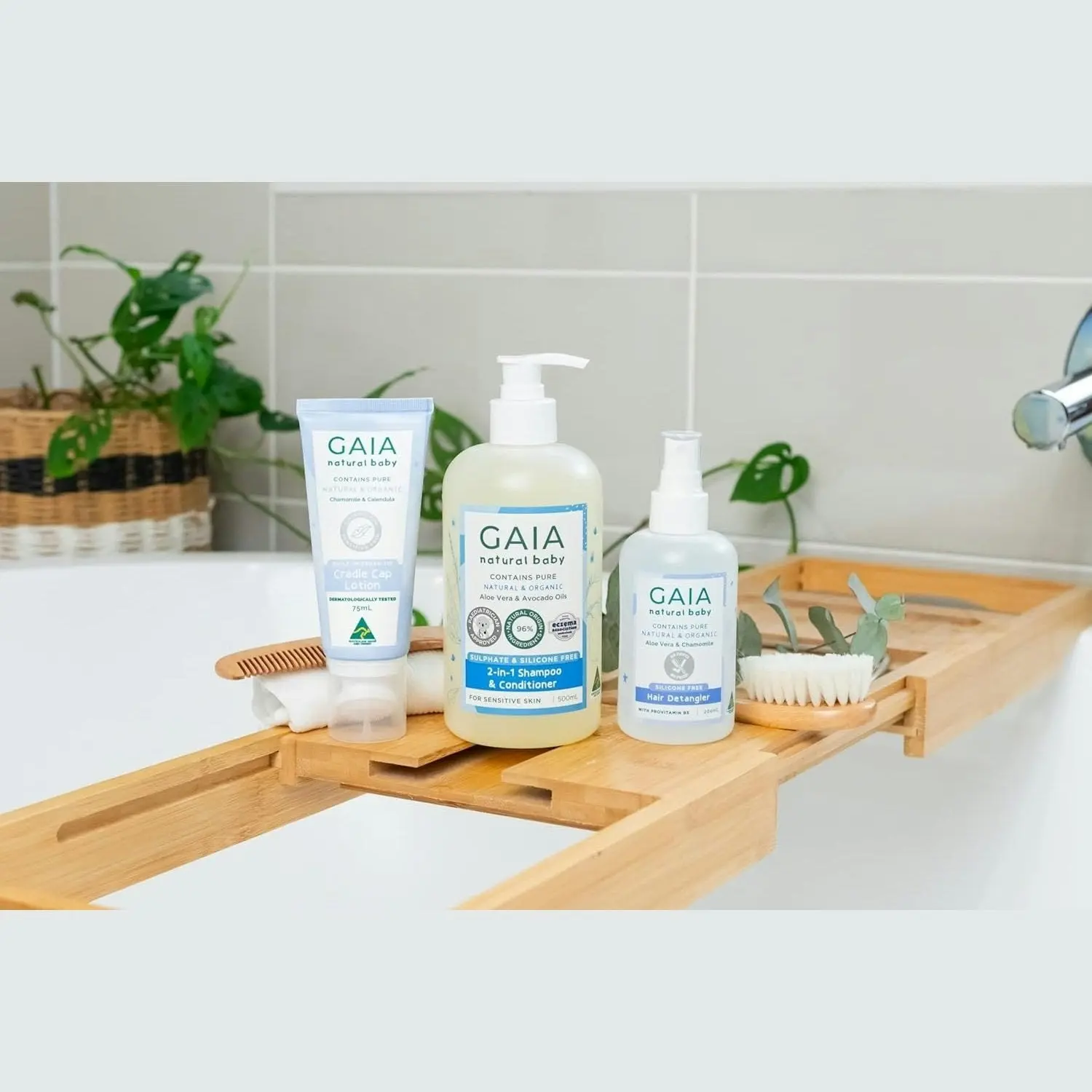 Gaia Natural Baby 2 in 1 Shampoo and Conditioner 500ml