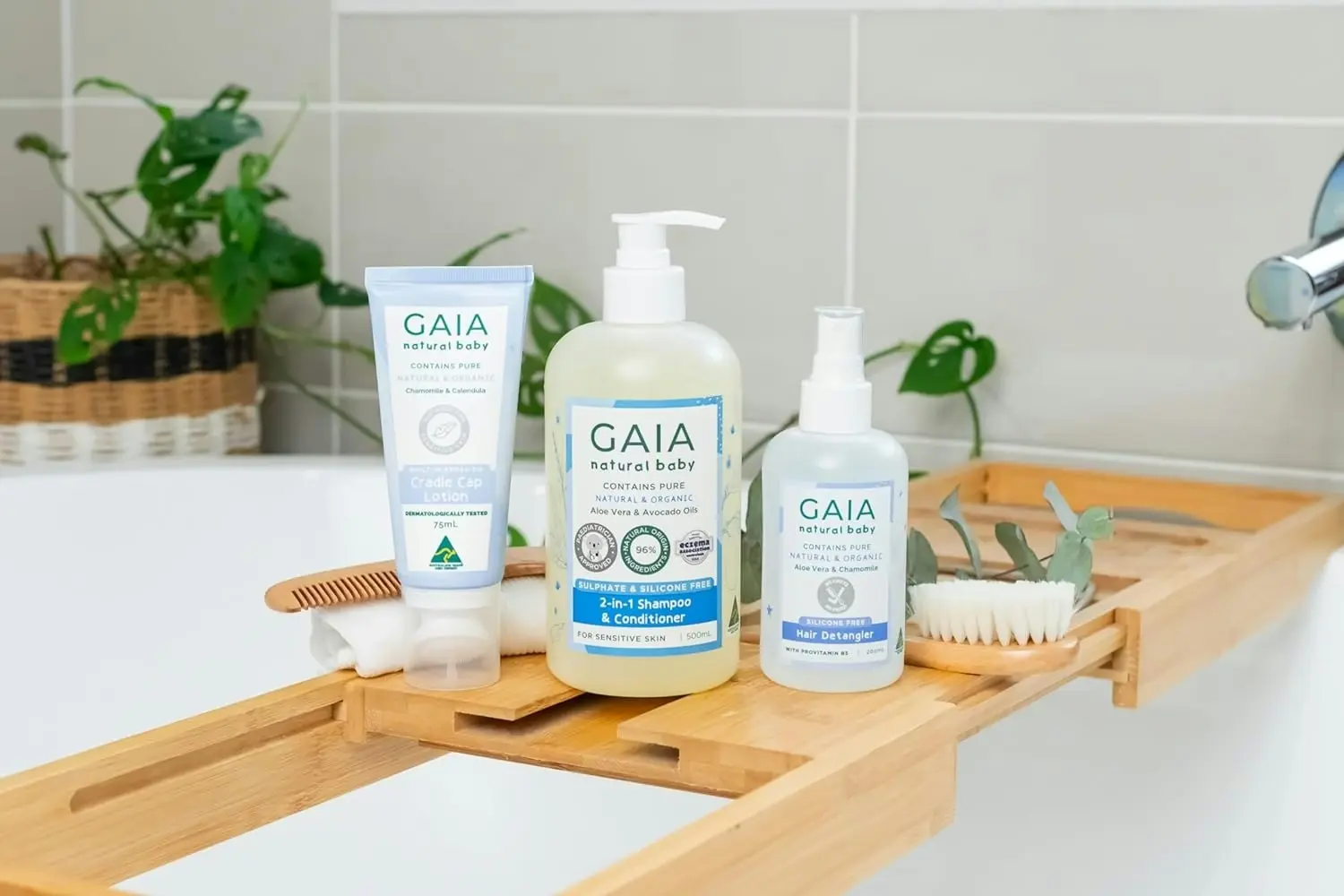 Gaia Natural Baby 2 in 1 Shampoo and Conditioner 500ml