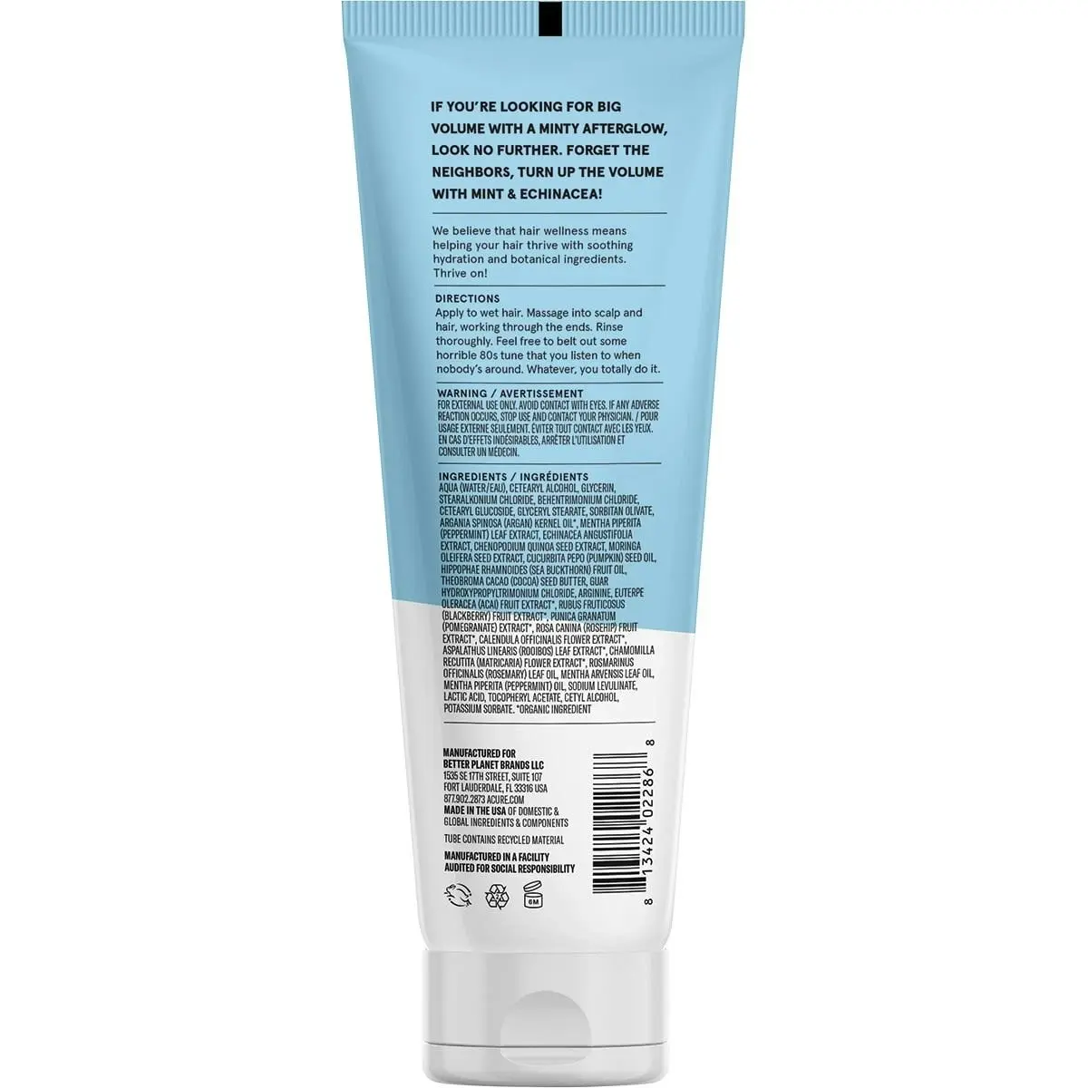 Acure Vivacious Volume Shampoo - Mint 236.5ml