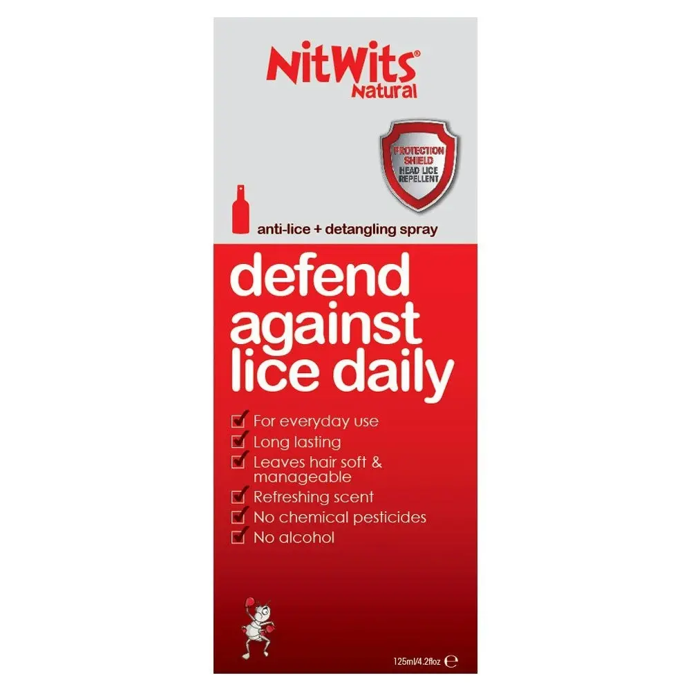 NitWits Anti Lice & Detangling Spray 125ml