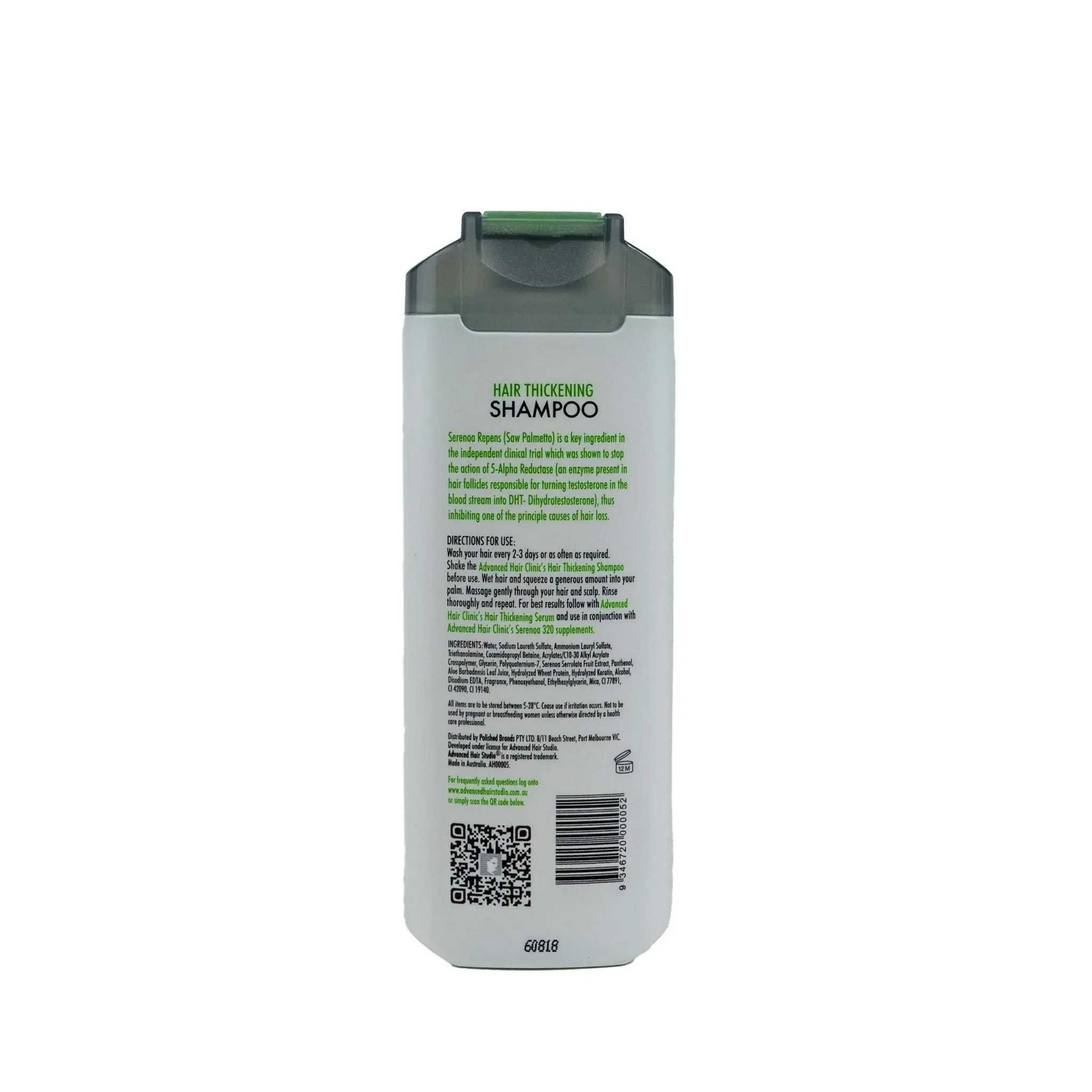 Advanced Hair Solutions Hair Thickening Shampoo 200ml