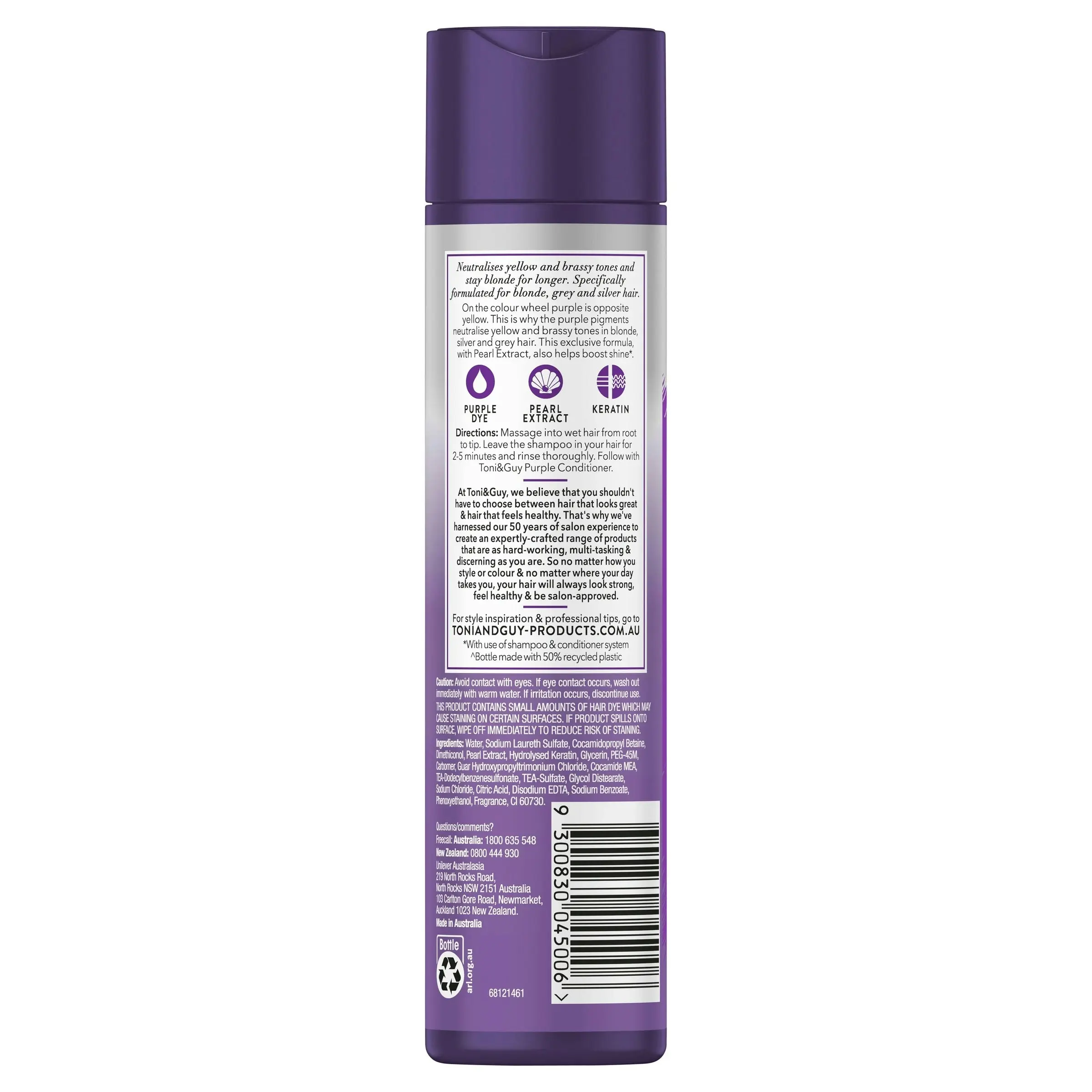 Toni & Guy Purple Shampoo 250ml