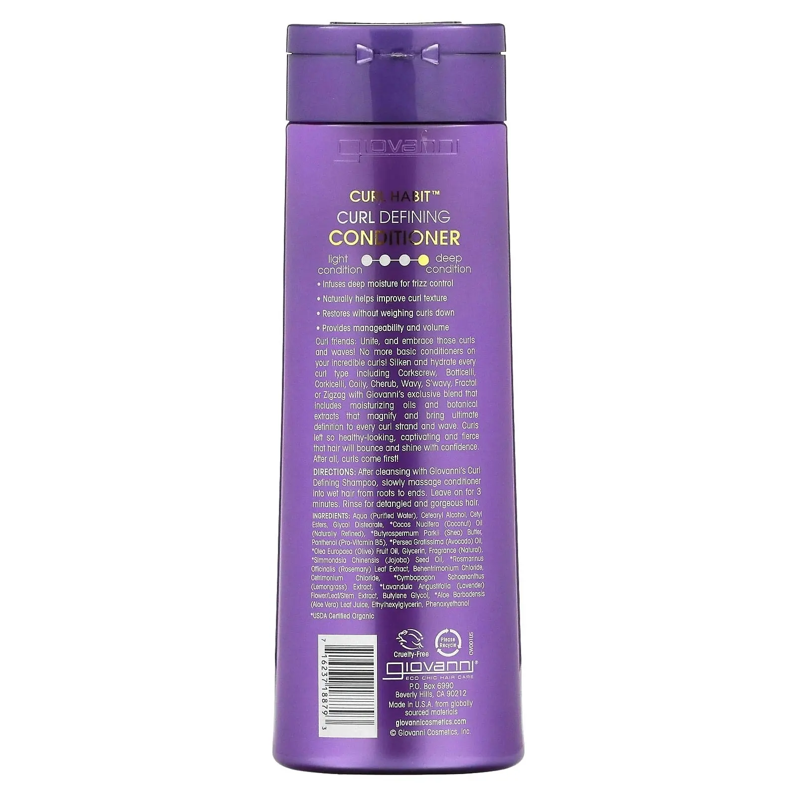 Giovanni Conditioner Curl Habit Curl Defining 399ml