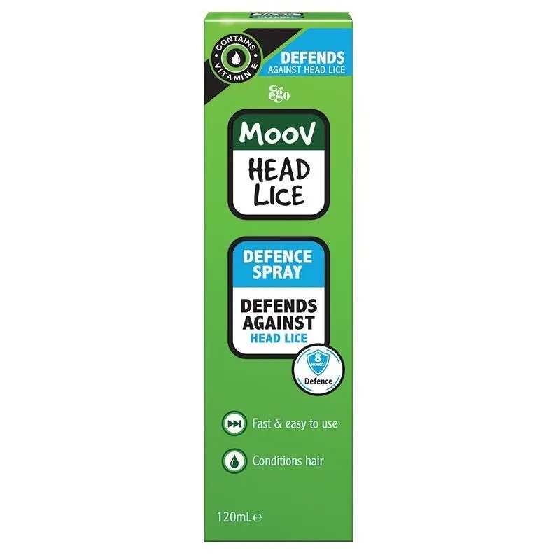 Ego Moov Head Lice Defence Spray 120ml - Lice/Nits