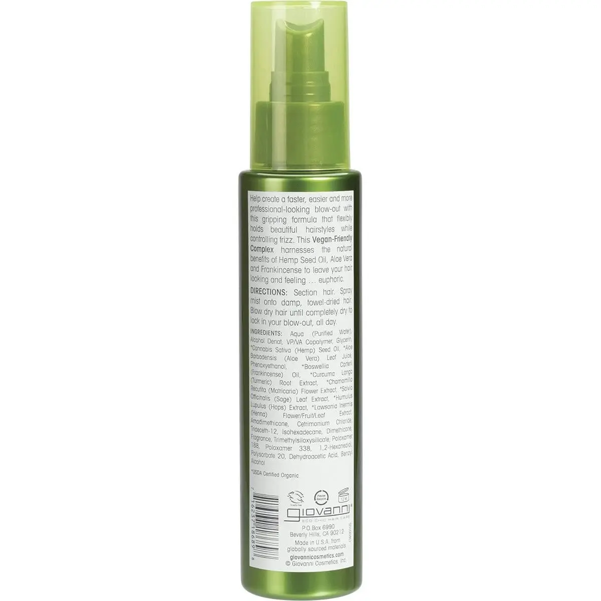 Giovanni Blow-Out Spray Hemp Hydrating 118ml