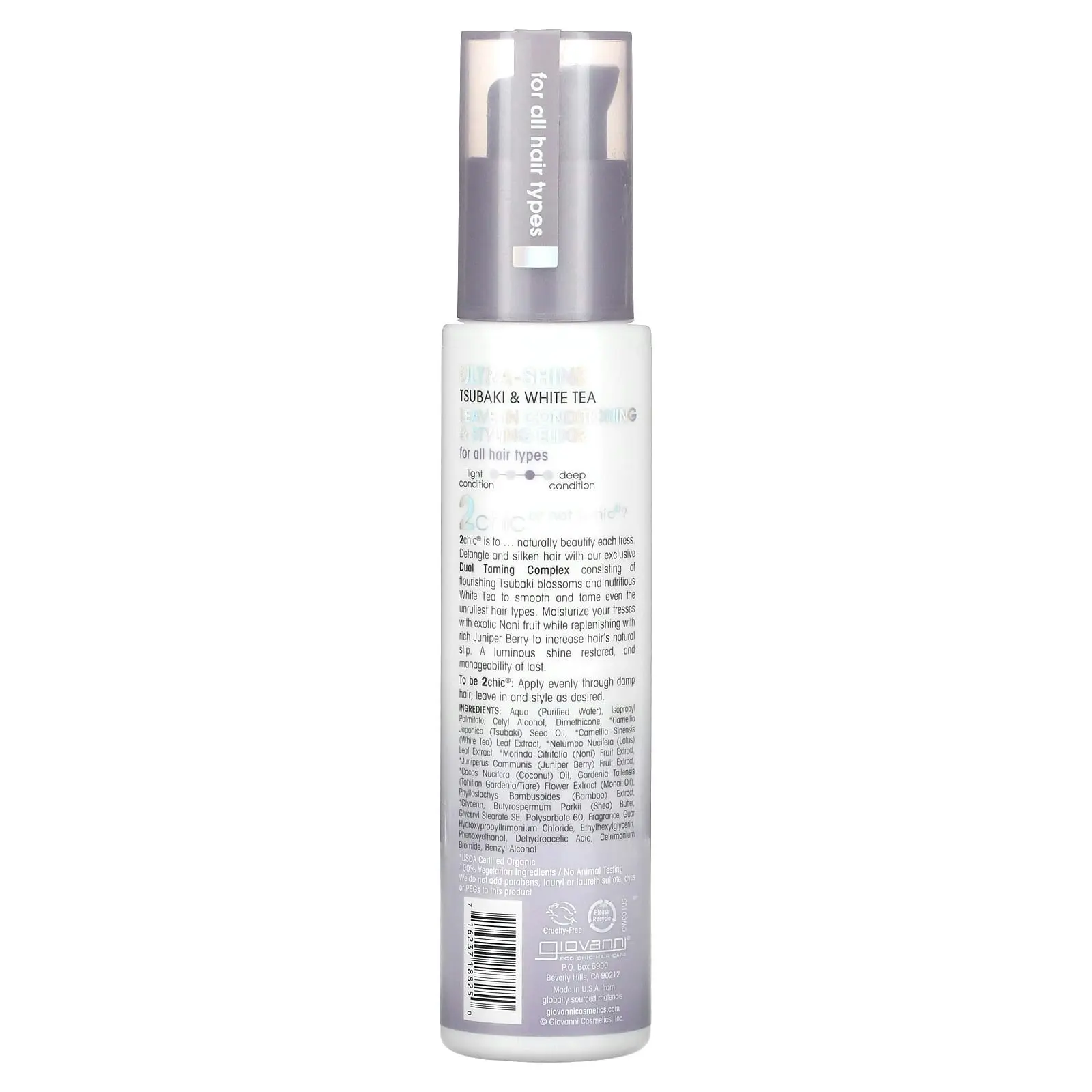 Giovanni Leave-in Conditioner 2chic Ultra Shine All Hair 118ml