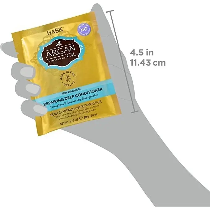 Hask Argan Oil Repairing Deep Conditioner Sachet 50g