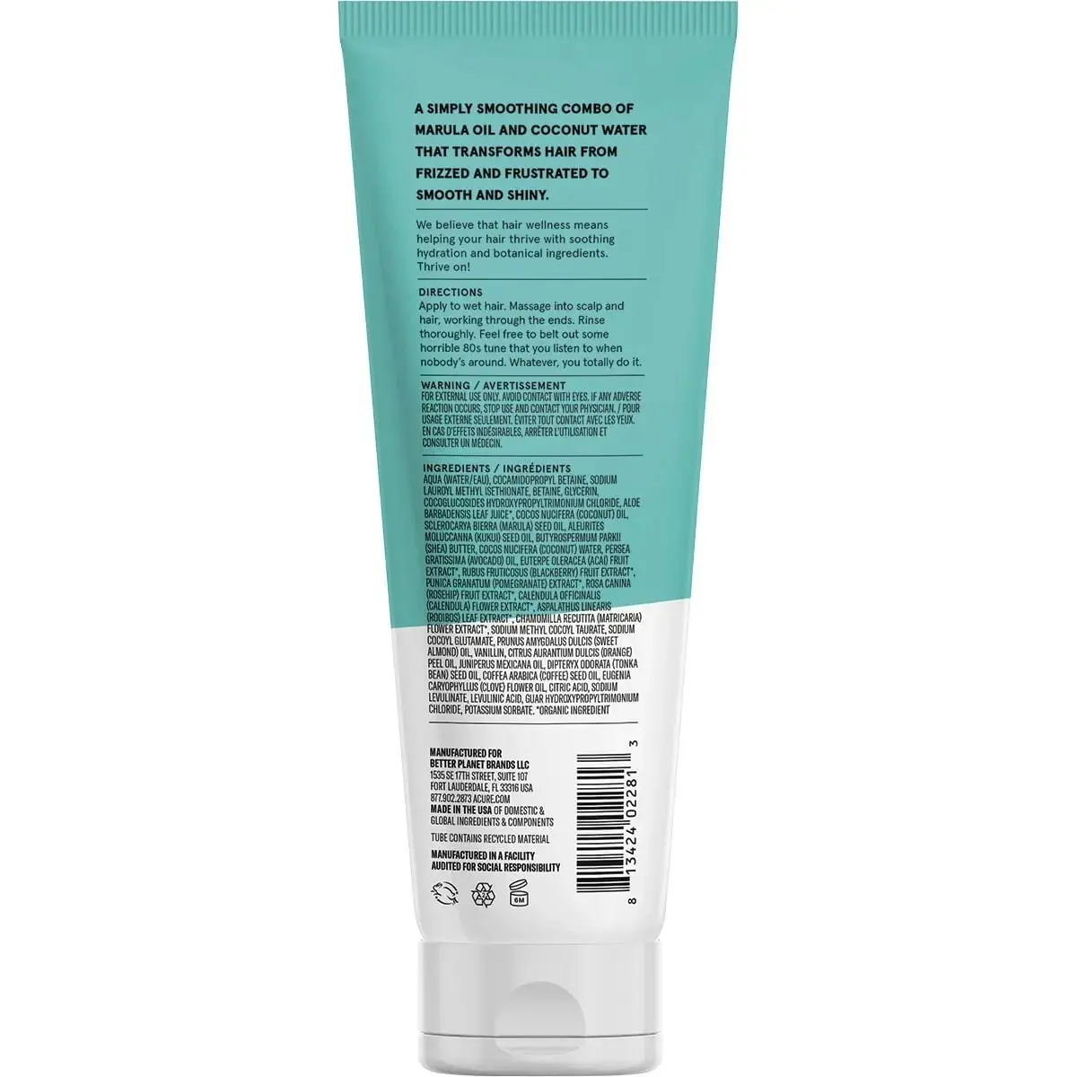 Acure Simply Smoothing Shampoo - Coconut 236.5ml