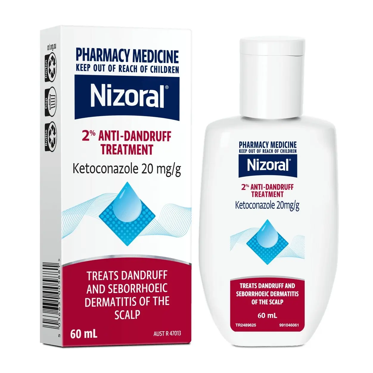 NIZORAL Anti-Dandruff Shampoo 2% 60ml