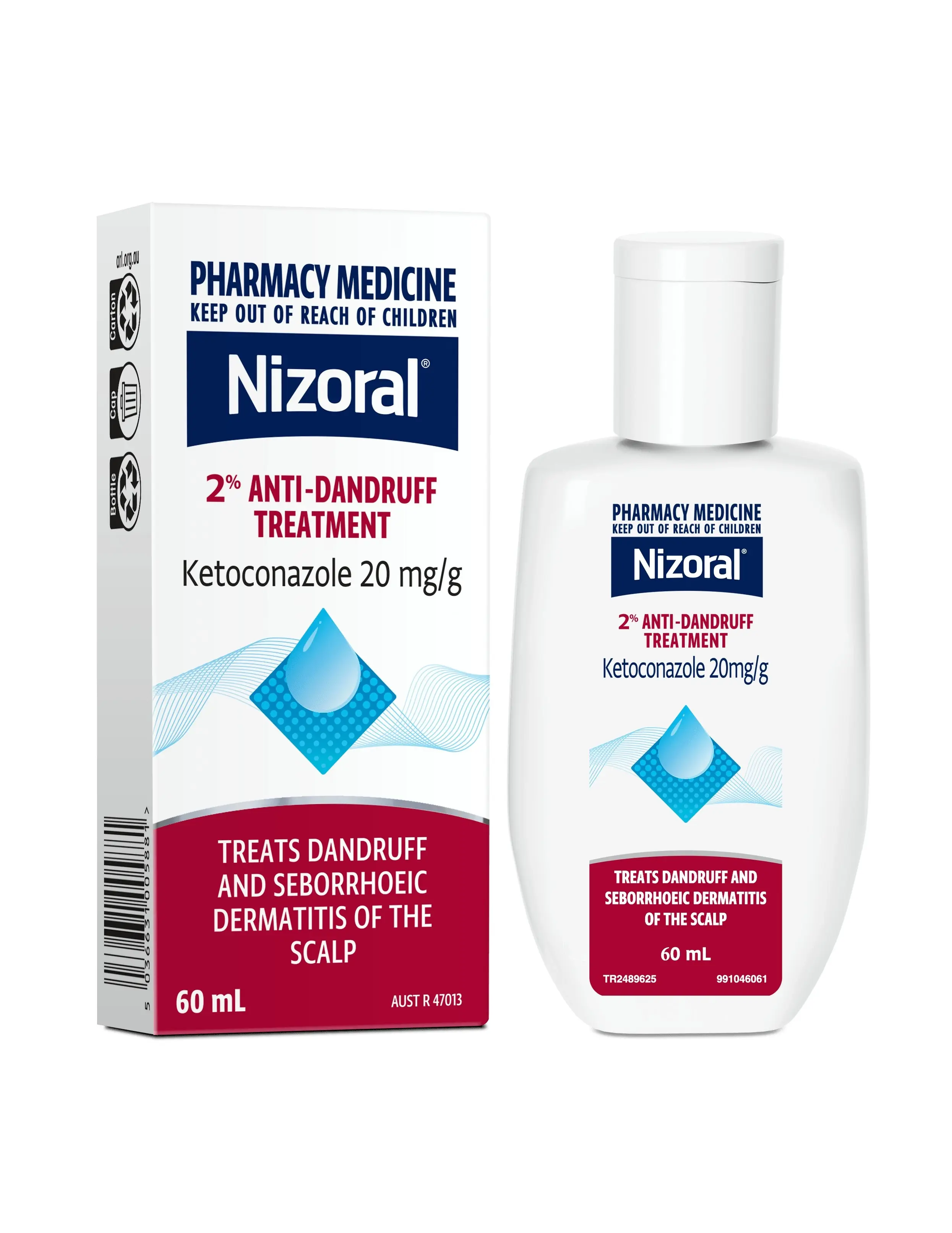 NIZORAL Anti-Dandruff Shampoo 2% 60ml