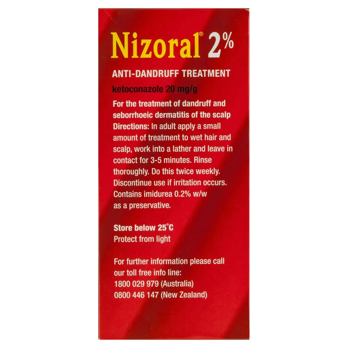 NIZORAL Anti-Dandruff Shampoo 2% 60ml