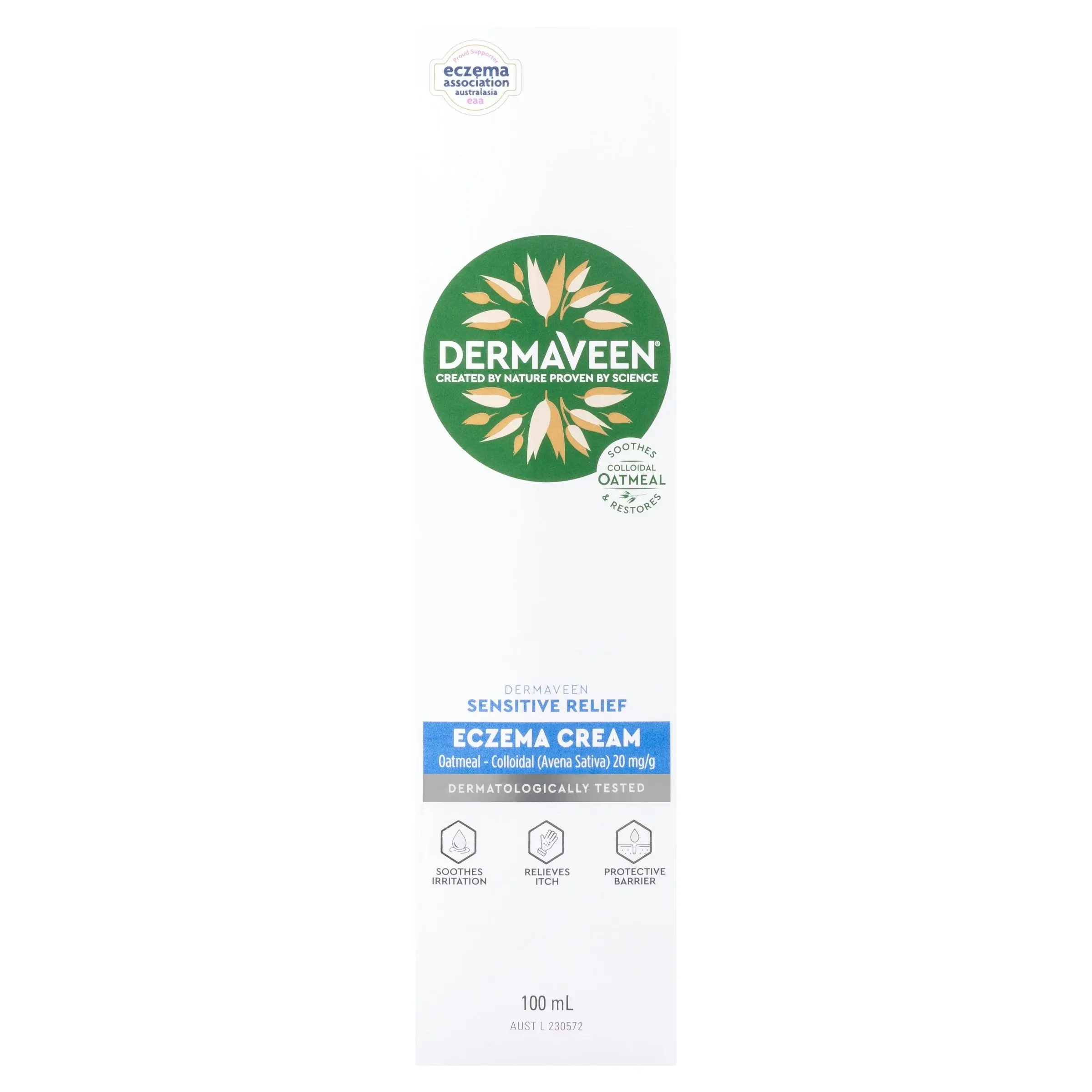 DermaVeen Sensitive Relief Eczema Cream 100ml